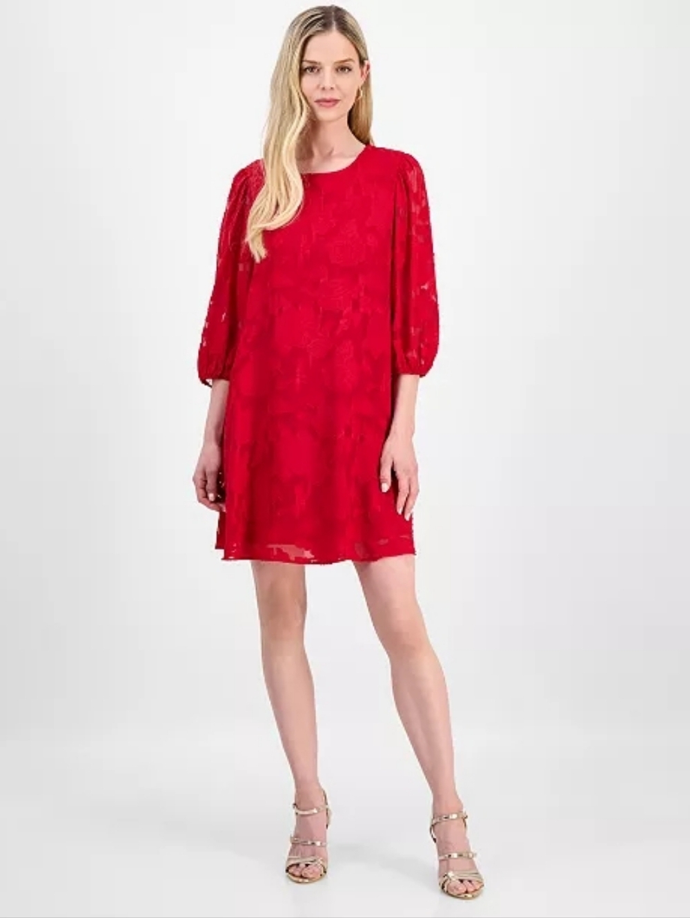 Nwt Robbie Bee Mini Red Lace Shift Dress Travel Cocktail Bar Sexy PSmall
